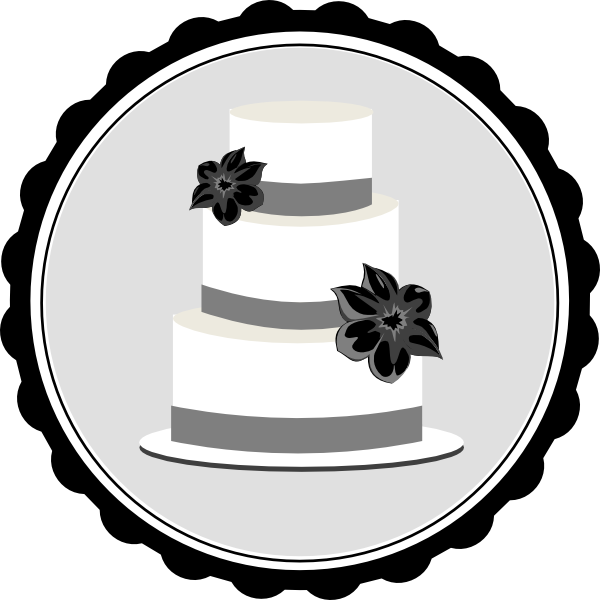 Wedding Cake Clip Art At Clker - Clip Art (600x600)