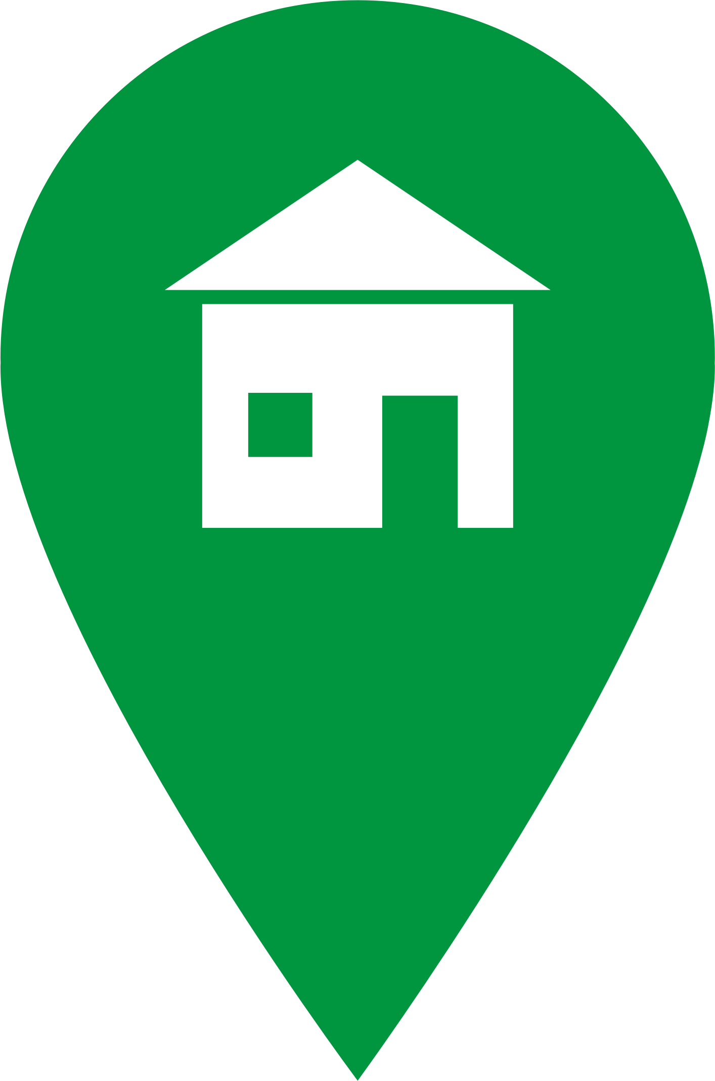 Big Image - Home Icon Green (1414x2138)