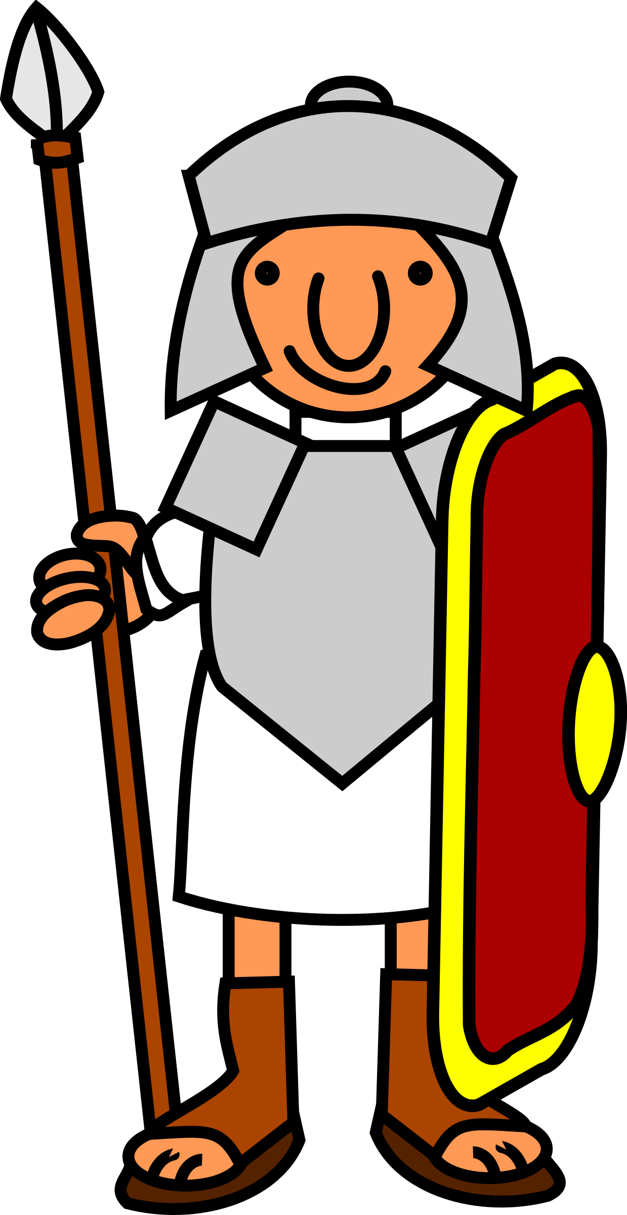 Big Image - Cartoon Roman Soldier (1239x2400)