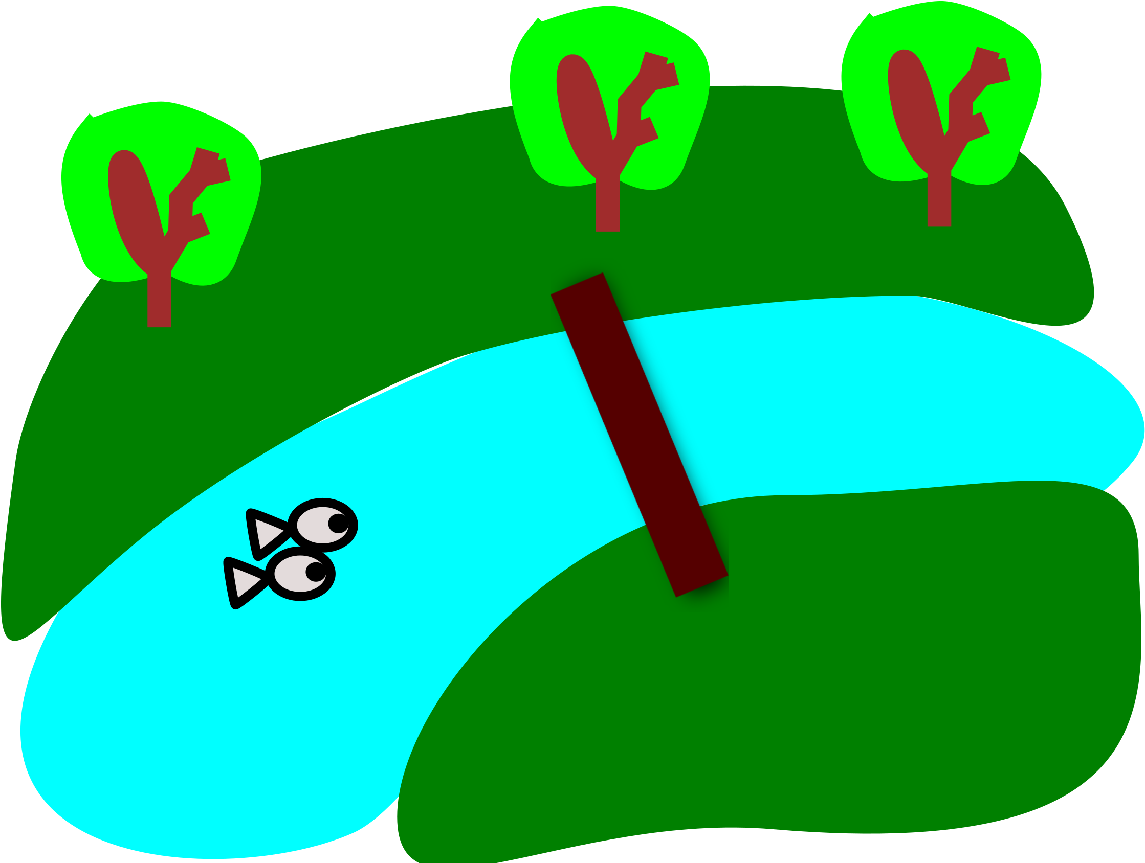 Big Image - Stream Clipart (2400x1697)