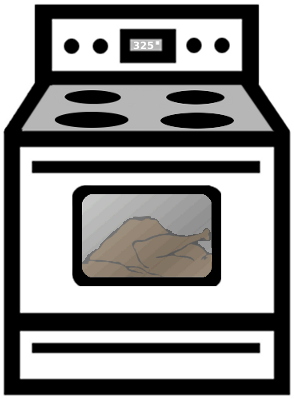 Antique Retro Kitchen Stoveoven Clipart Dennis - Oven Clipart (400x400)