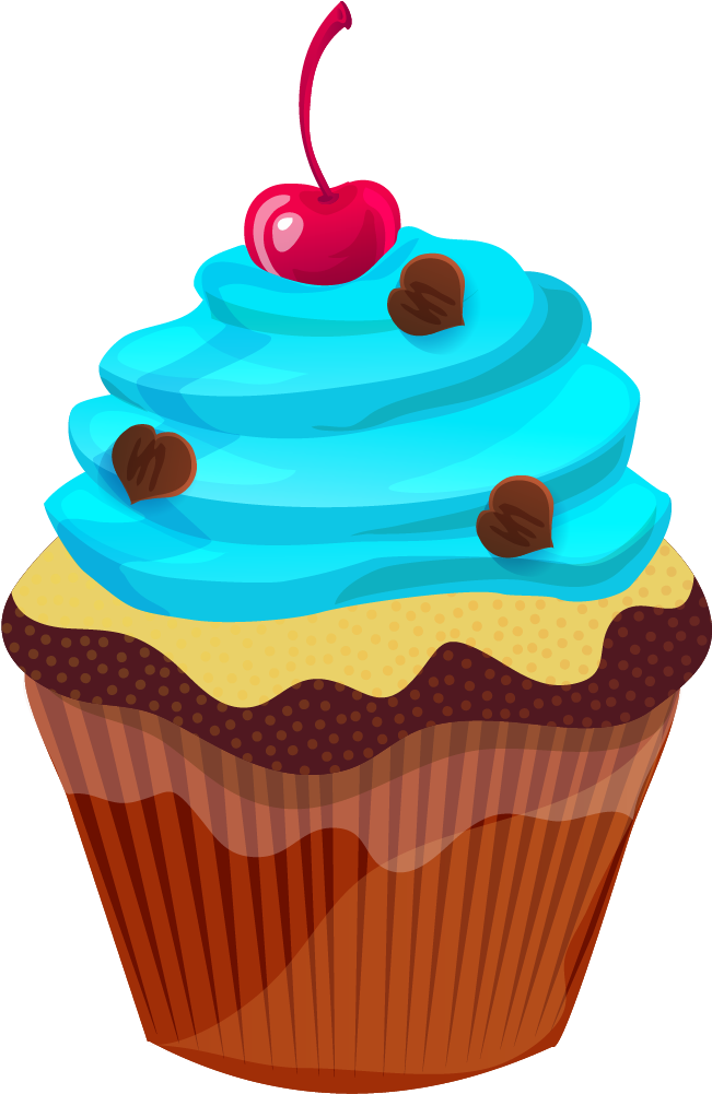 Cupcake Free To Use Clipart - Cupcakes Png (698x1107)