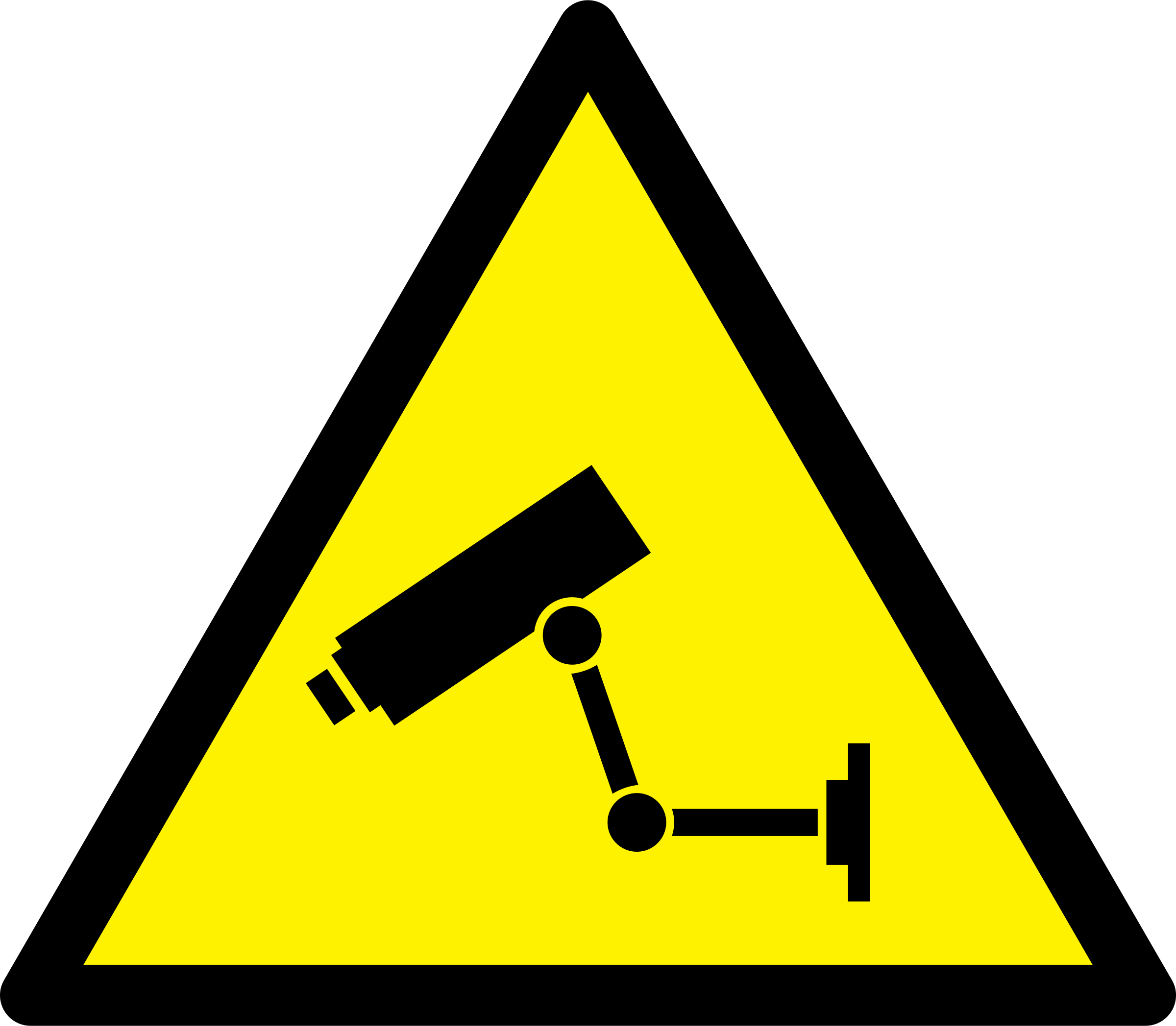 Caution Alien Clipart, Vector Clip Art Online, Royalty - Security Camera Clipart (2400x2096)