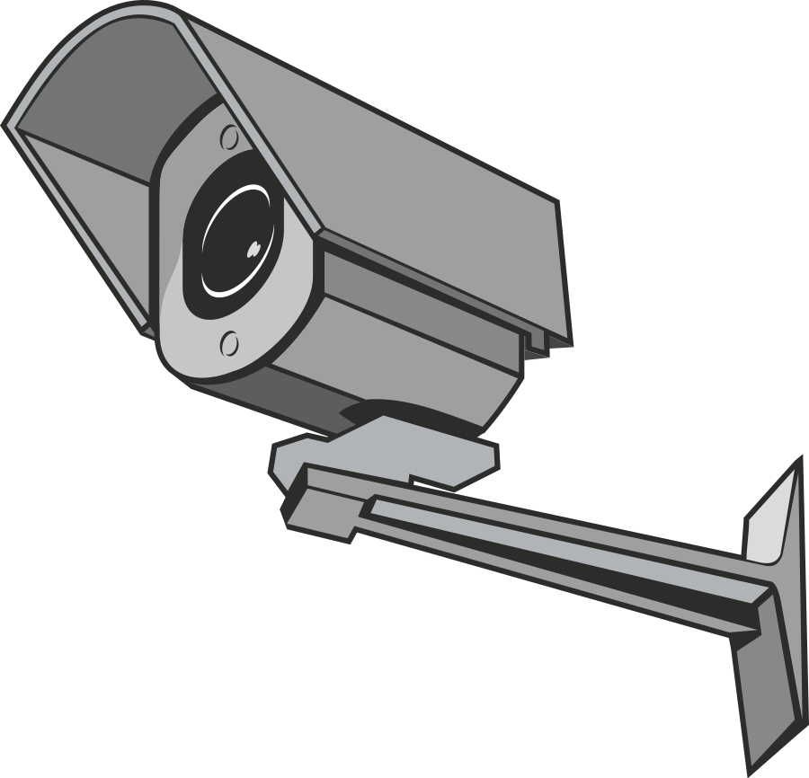 Dslr Camera Clipart, Vector Clip Art Online, Royalty - Surveillance Camera Clipart (900x866)