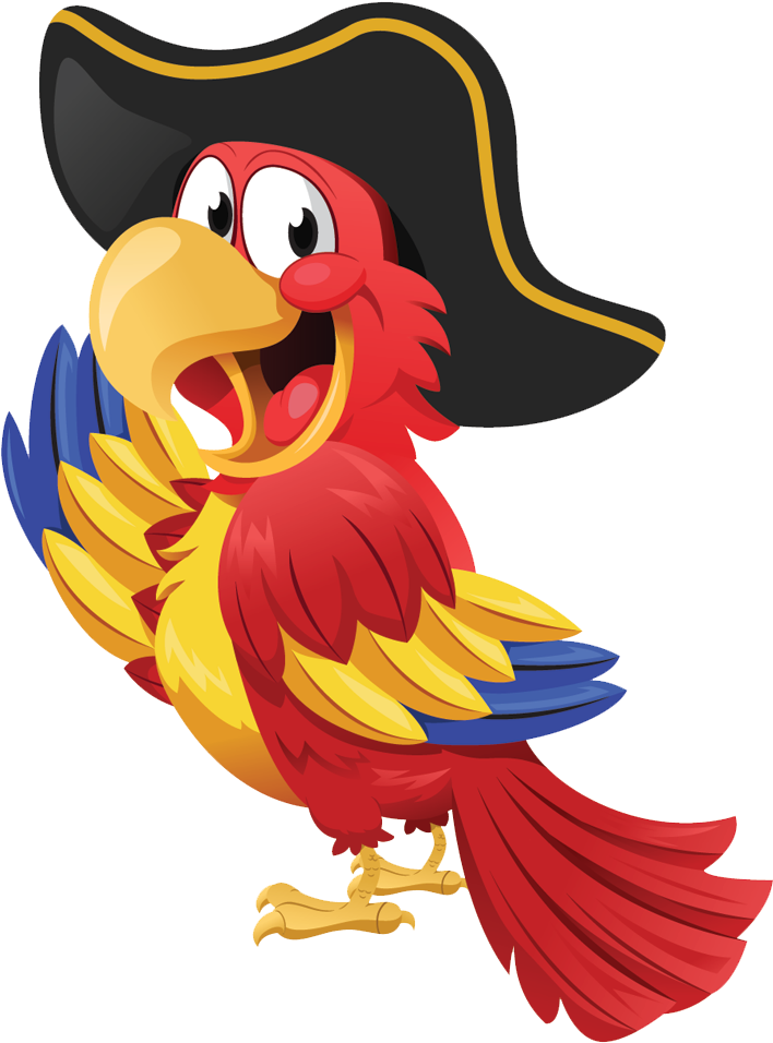 Download Parrot Png Transparent Images Transparent - Transparent Background Pirate Parrot Clipart (1000x1000)