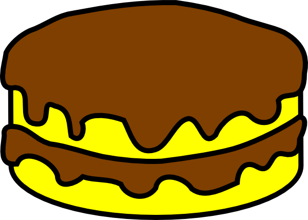 Clipart Of Vanilla Cake Clip Art Library - Birthday Cake No Candles (600x428)