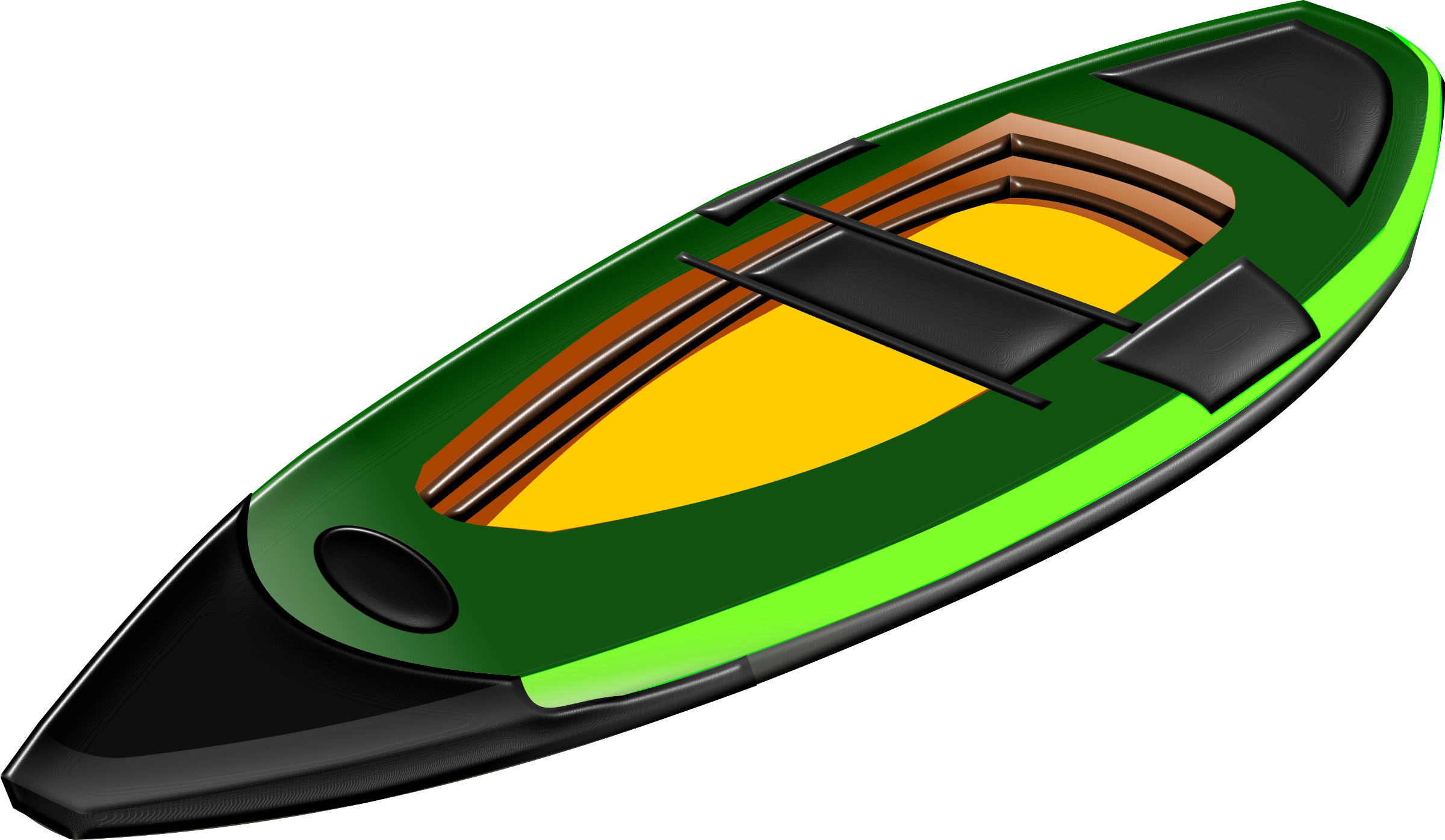 Kayak Clipart No Background (2400x1396)