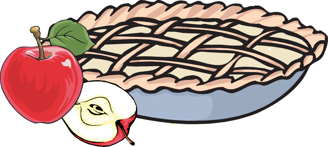 Torte Di Mele E Peli Di Gatto - Clip Art Apple Pie (1097x491)