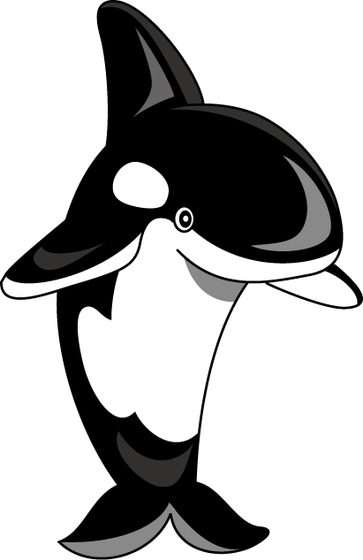 Chico Clipart - Shamu Clipart (411x633)