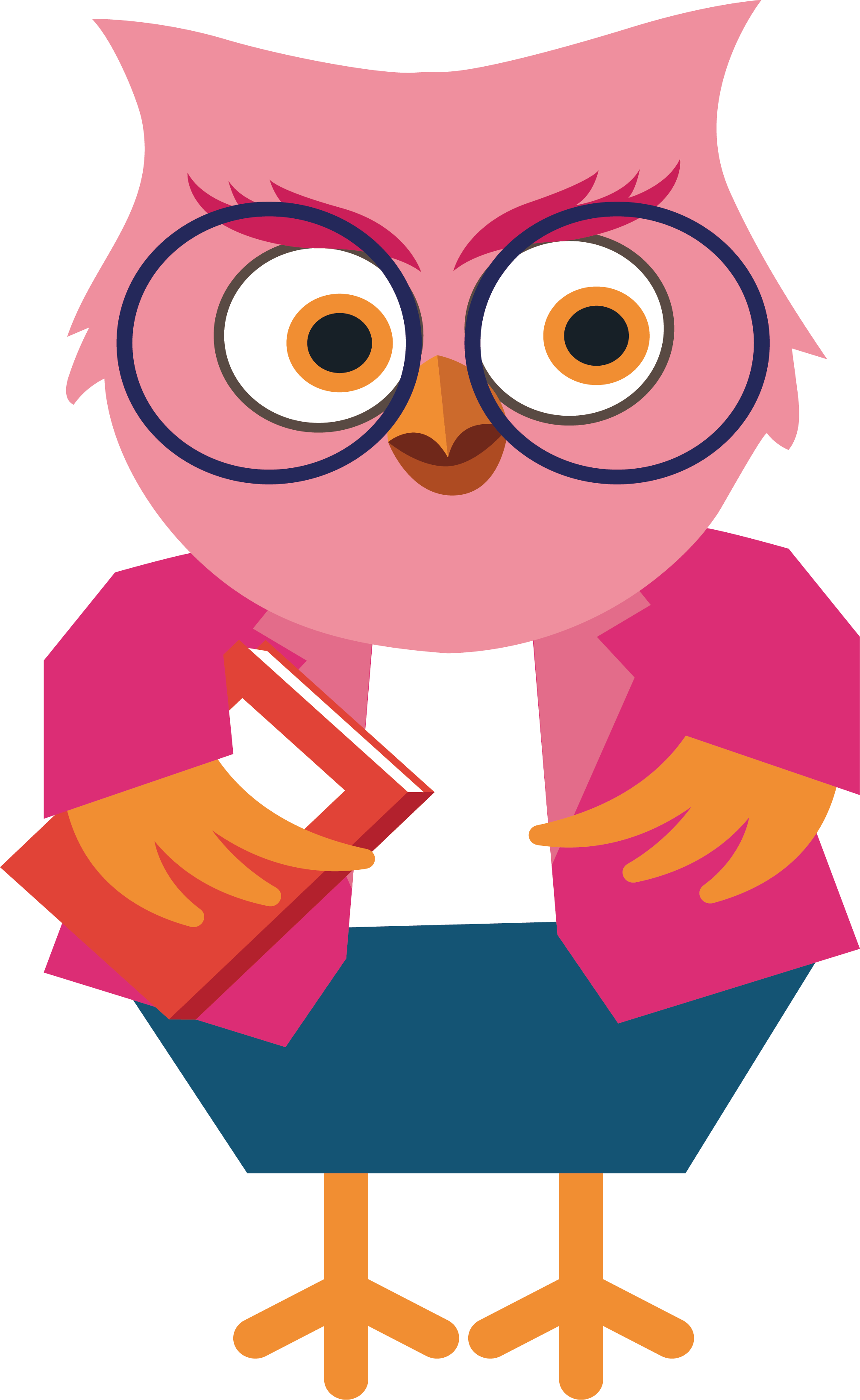 Owl Cartoon Teacher Clip Art - Cute Owl Teacher Cartoon (2013x3277)