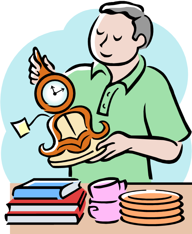 Flea Market - Free Clip Art Table Top Sale (652x794)