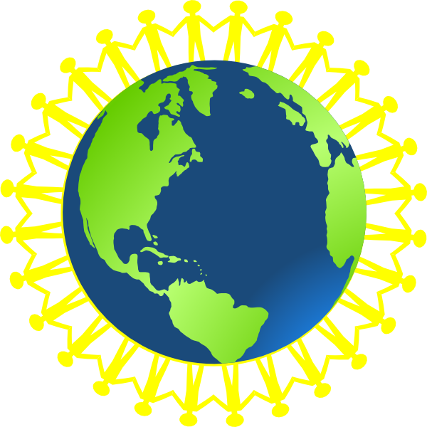 World With Kids Holding Hands (600x600)