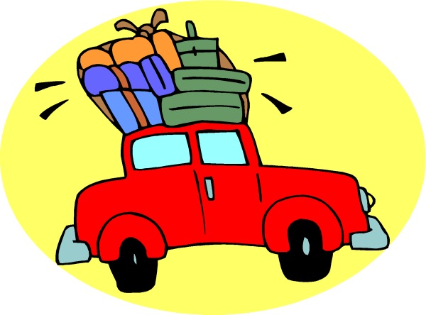 Advertisement - Travel Car Clip Art (600x444)