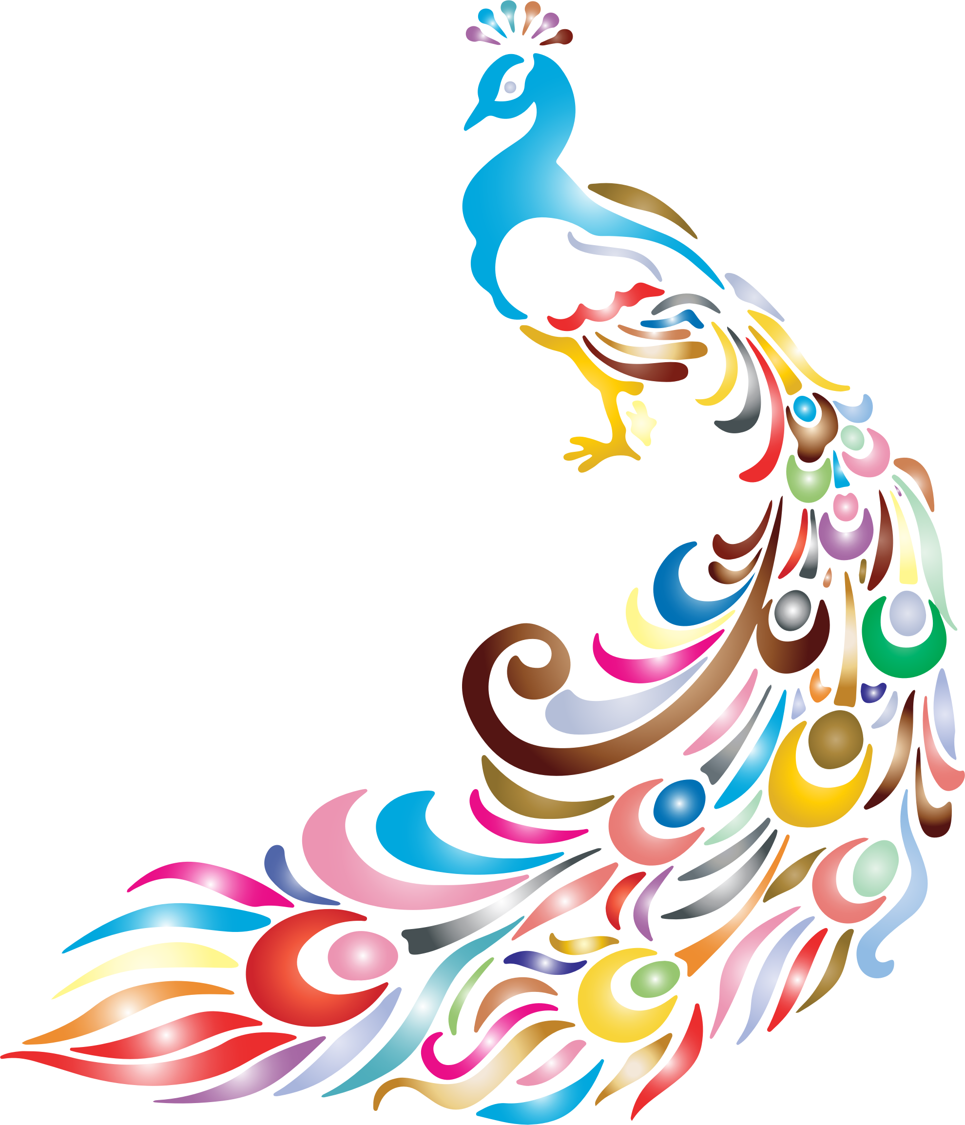 Image - Peacock Clipart Transparent Background (1980x2308)