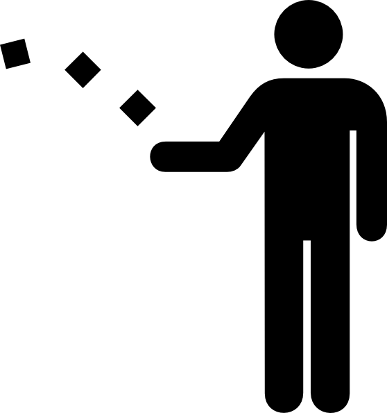 Throw Trash Away Clipart - No Littering Sign Vector (558x595)