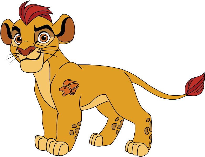 Lion King Png - La Garde Du Roi Lion Dessin (800x605)