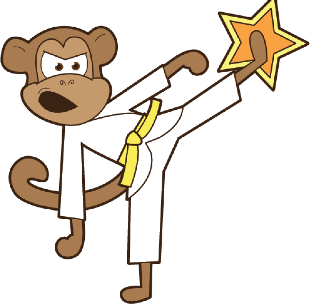 Monkey Clipart Images Free Monkey Clipart Clip Art - Monkey Karate Clipart (1025x1005)