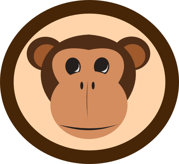 Monkey Clip Art - Not My Circus Shirt - Women's Tee (600x552)