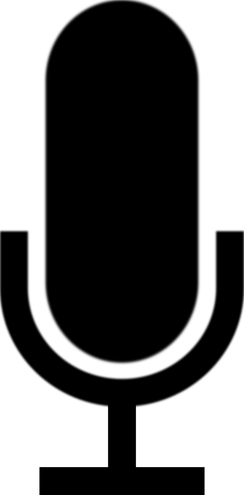 Clipart Microphone Png Image - Microphone Icon Png (800x1622)