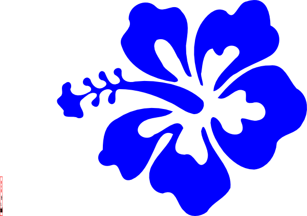 Hawaiian Flowers Clip Art - Hibiscus Clip Art (600x424)