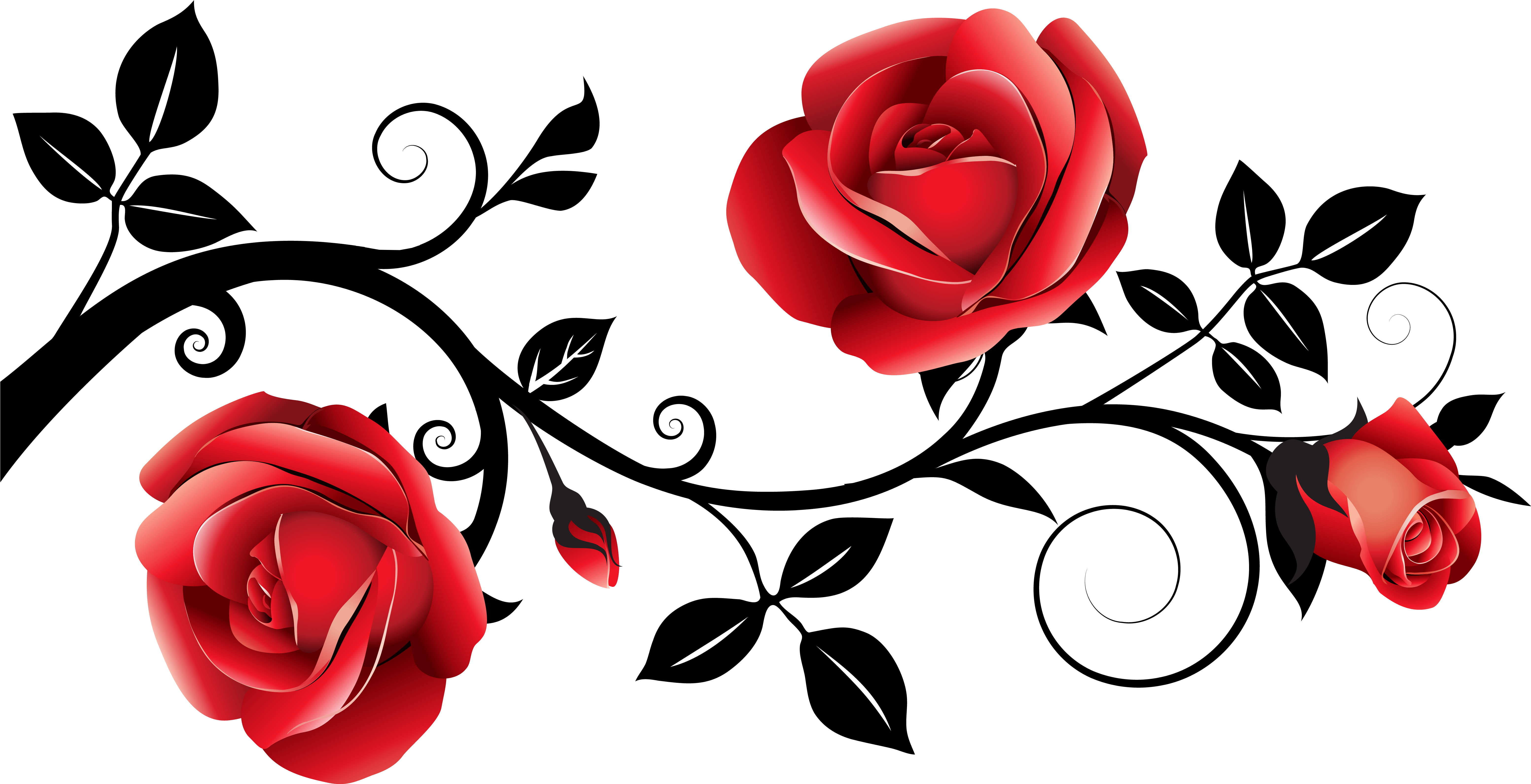 Top 76 Roses Clip Art Free Clipart Spot Freeclipartspot - Roses Png (6308x3375)
