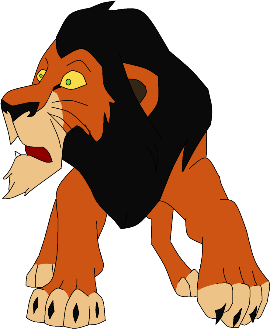 Lion King Png - Scar From Lion King Png (1024x1194)
