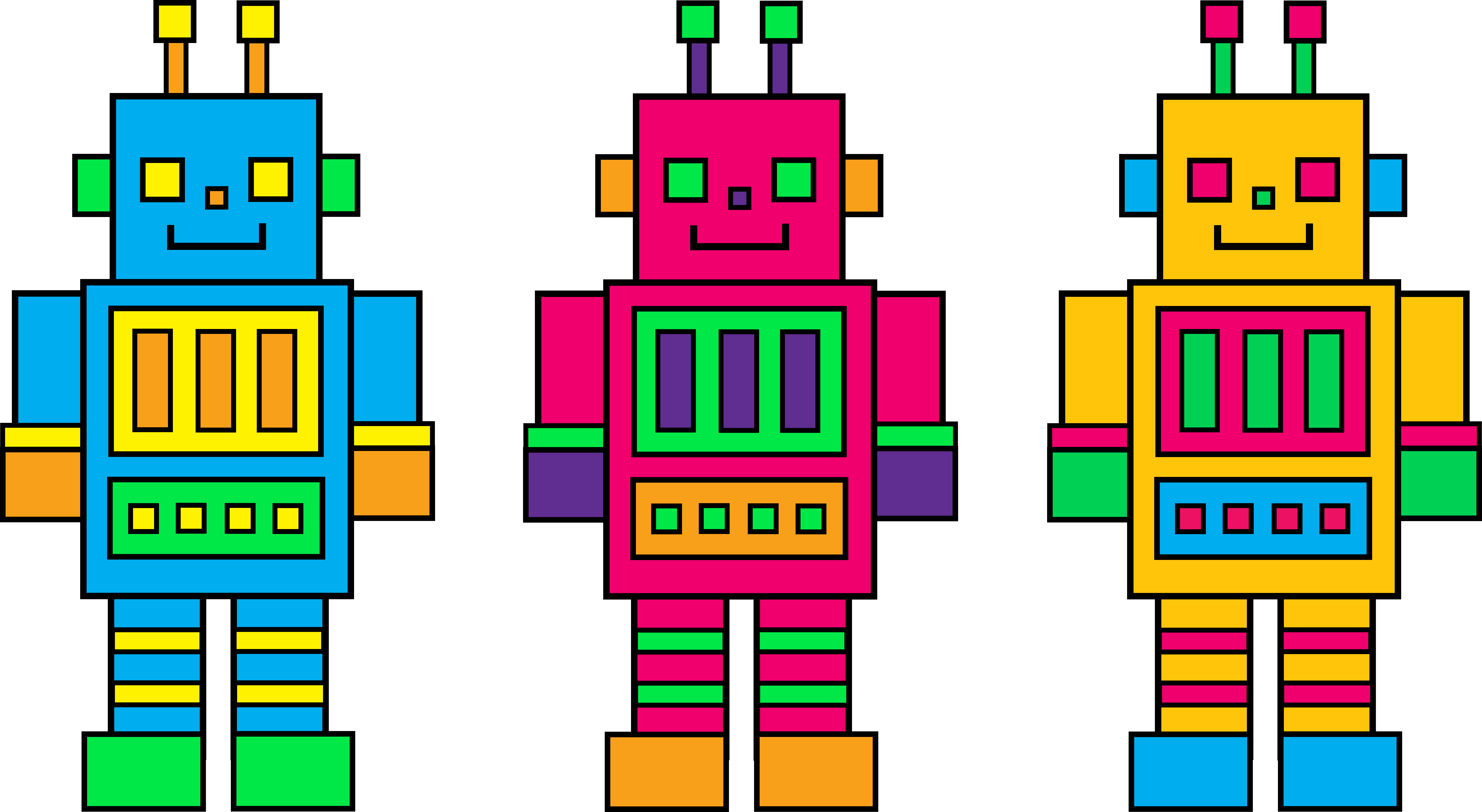 Robot Clipart (8744x4793)