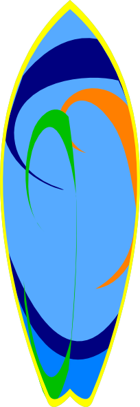 Surfboard Surf Board Clipart Clipart - Surf Board Clip Art Free (204x591)