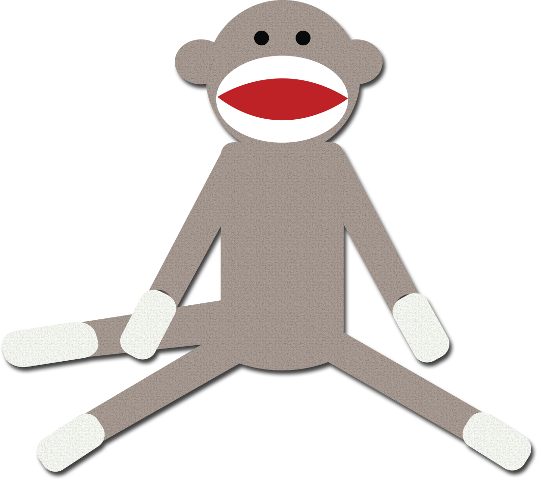 Sock Monkey Clip Art Many Interesting Cliparts - Sock Monkey Clipart (1105x986)