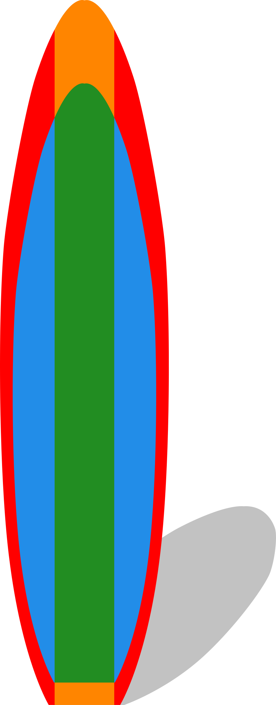 Surfboard Allison Surf Board Clipart - Surfboard Clipart (940x2400)