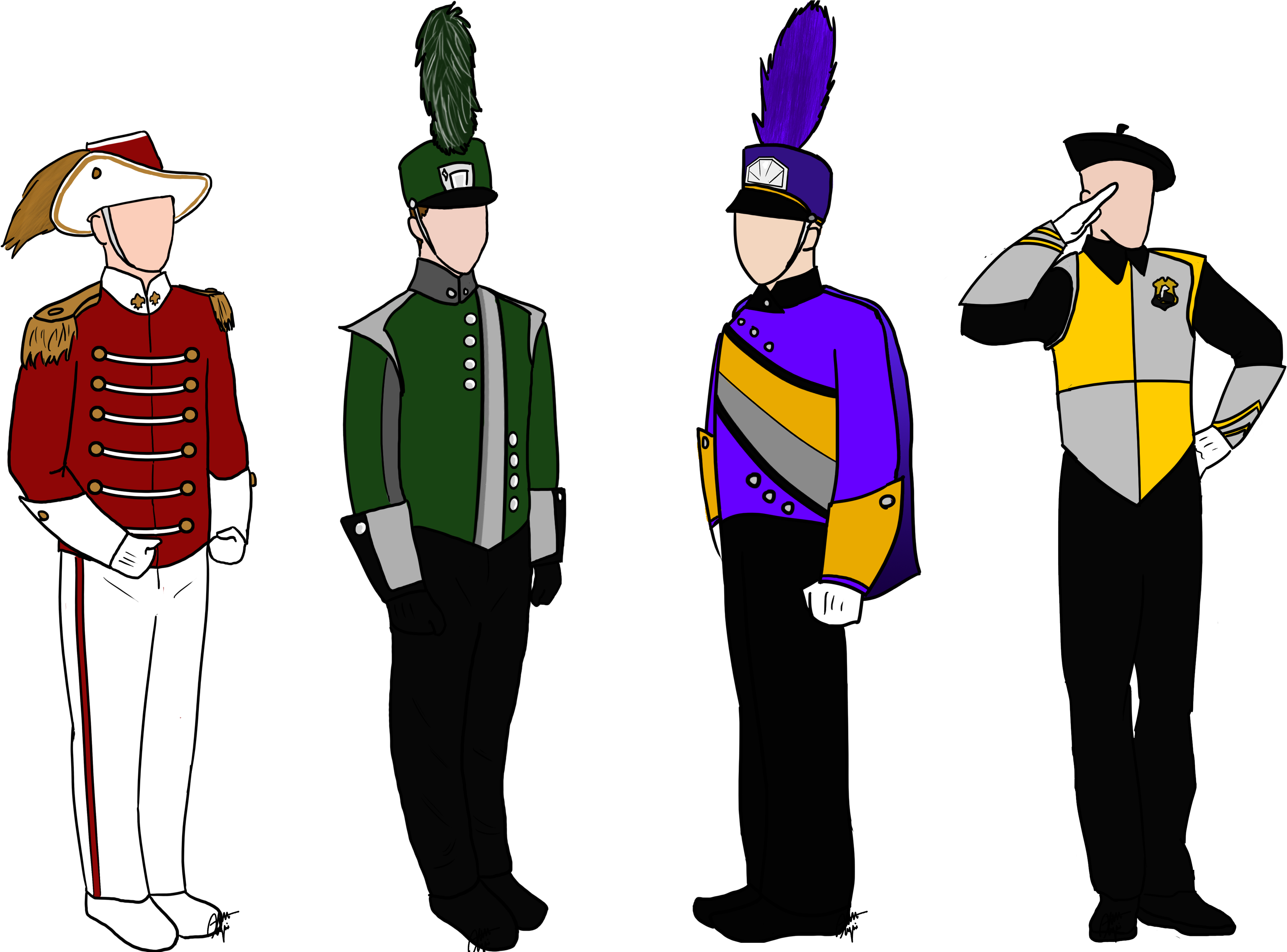 Annie1289 5 3 Harry Potter Marching Band Uniforms By - Old Marching Band Uniforms (4276x3048)
