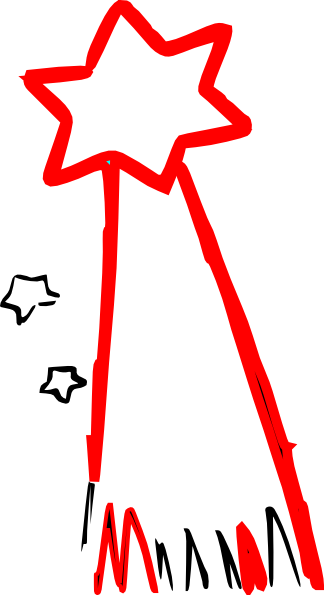 Shooting Star Clip Art (324x595)