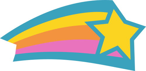 Shooting Star Png Transparent Background - Shooting Star Cutie Mark (500x246)