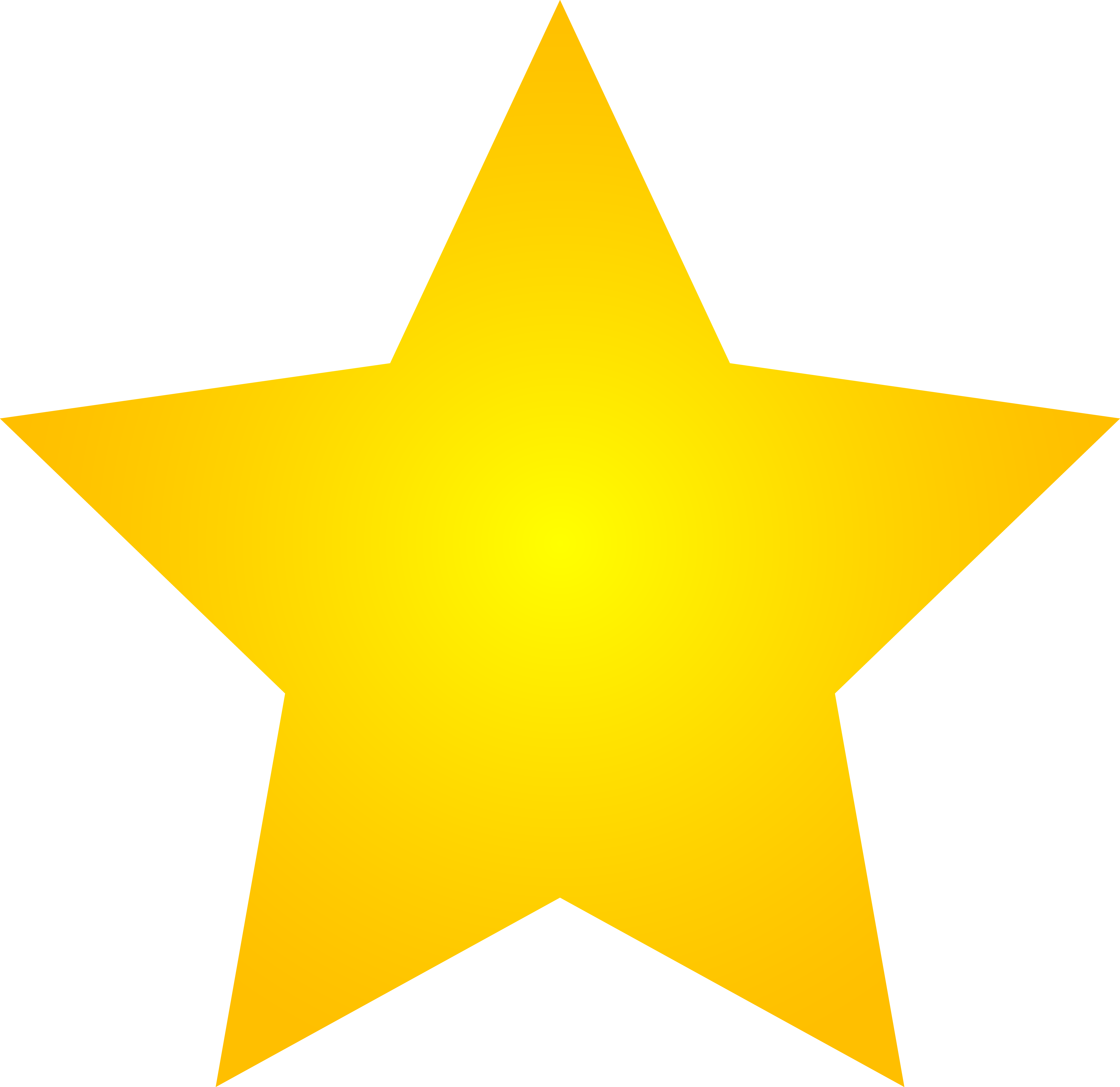Big Gold Star Clipart - Big Gold Star Clipart (8029x7795)