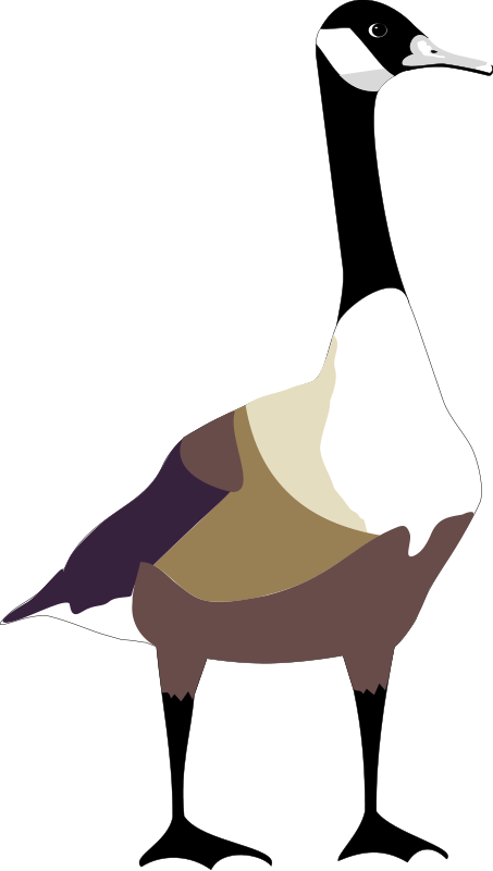 Description Goose Clipart 01 Svg - Goose Clipart (453x800)
