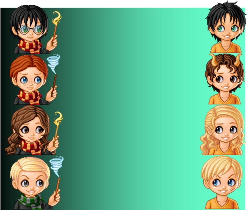 Chibi Harry Potter V - Percy Jackson & The Olympians (900x814)