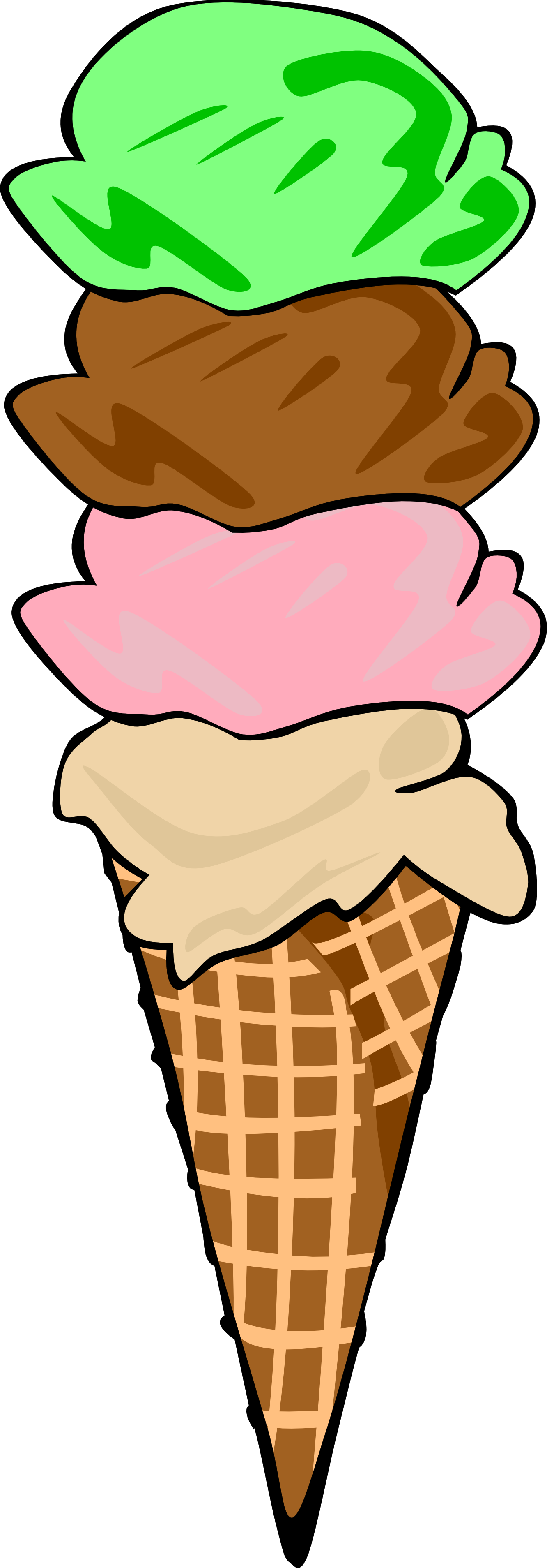 Ice Cream Clipart Free Clipart Free Clipart Image - Ice Cream Cone Clipart (1332x3814)