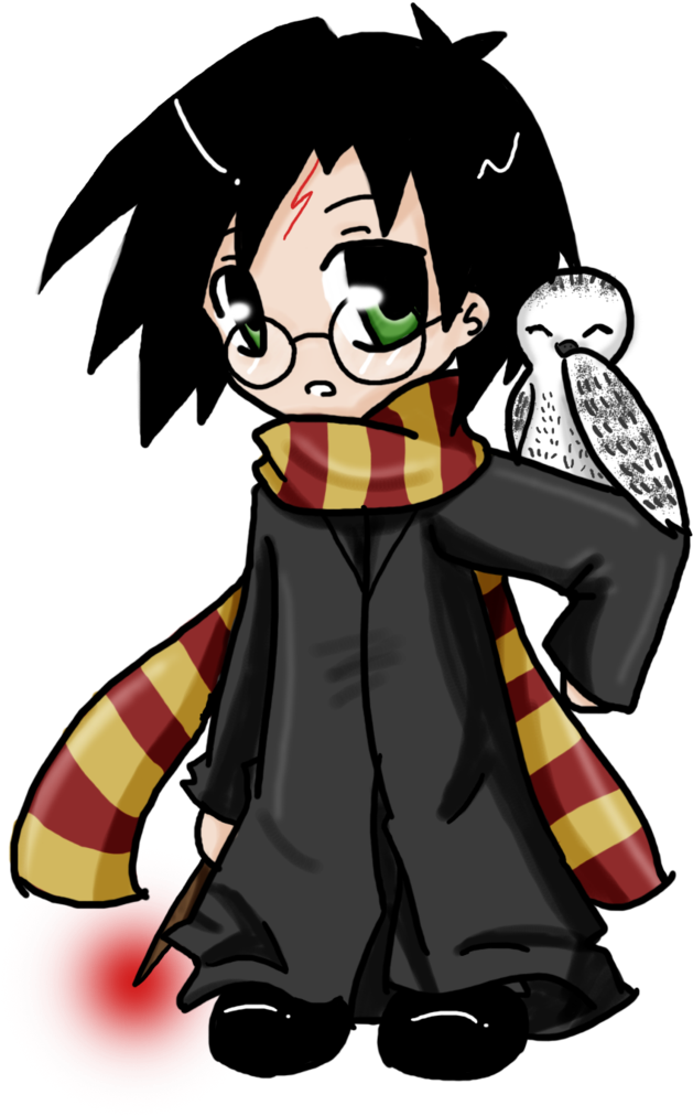 Chibi Potter By 2lovegir Chibi Potter By 2lovegir - Harry Potter Chibi Png (900x1388)