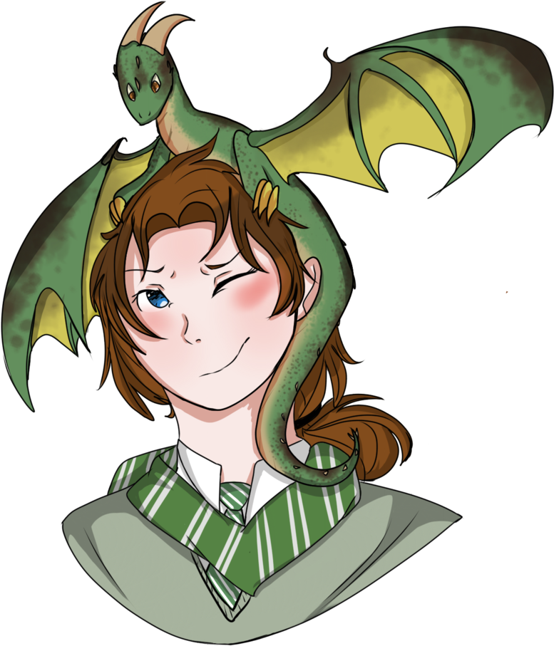 Harry Potter Oc Allie J - Cartoon (848x943)