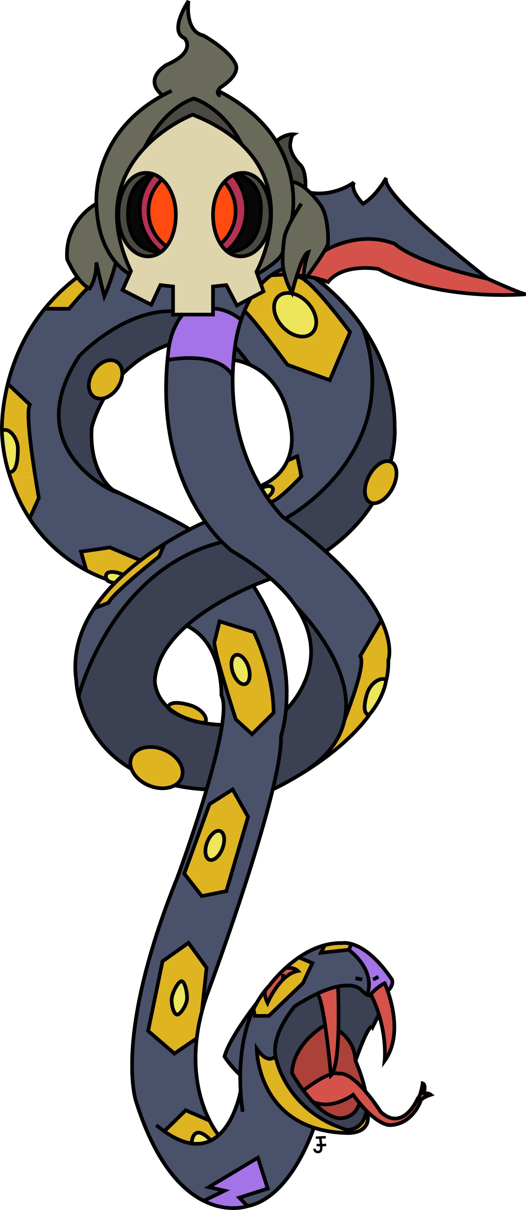 Pokemon Deatheater Symbol By Funnyman2416 Pokemon Deatheater - Death Eater Tattoo Flag (1783x4100)