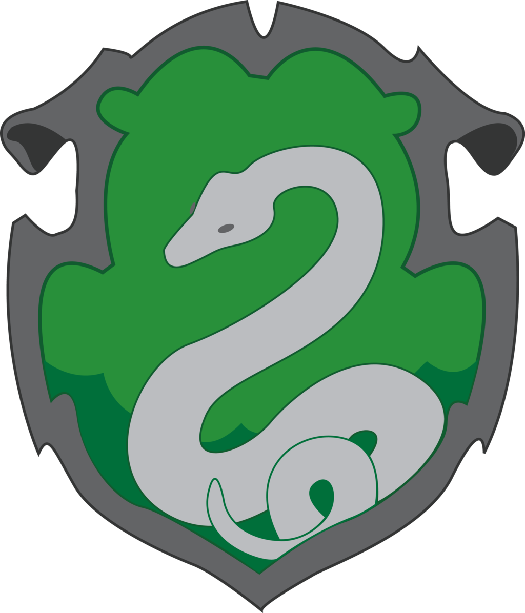 Slytherin Crest By Jendrawsit Slytherin Crest By Jendrawsit - Slytherin Crest Simple (1024x1196)