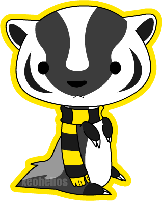Artythepuppeteer 5 0 Hufflepuff Badger By Xeohelios - Badger Drawing Hufflepuff (318x395)