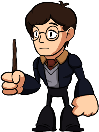 Fan Creationassignment Needed Me To Draw Harry Potter - Cartoon (359x465)
