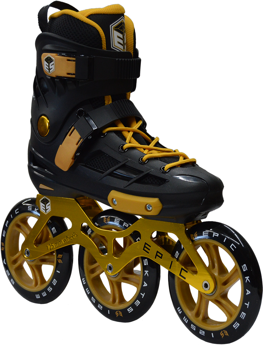 Roller Skates Png - Inline Skates 3 Wheels (1600x1200)