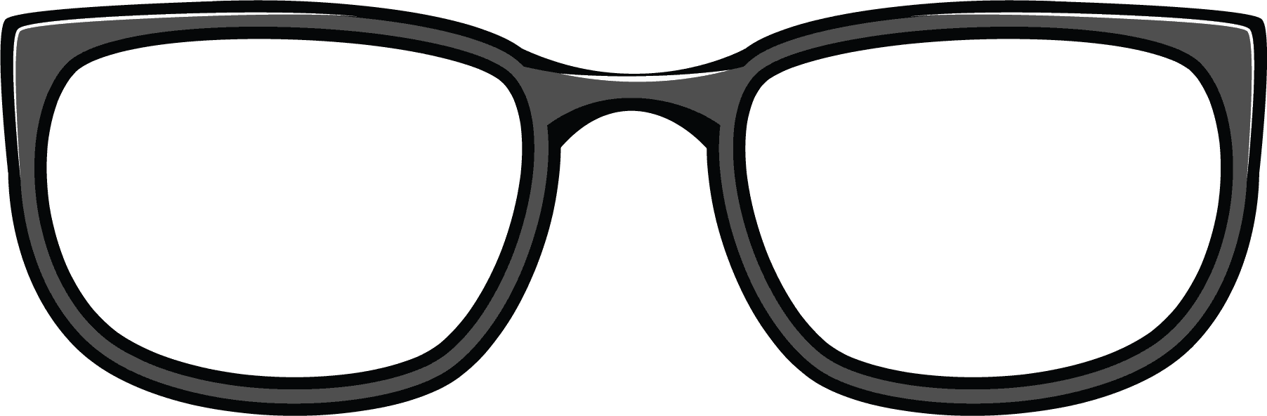 Round Glasses Clipart Free To Use Clip Art Resource - Eyeglasses Clip Art Png (1804x592)