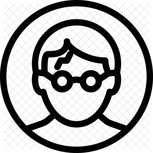 Harry Potter Icon - Profile White Icon Png (512x512)