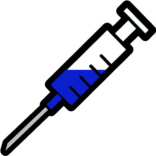 Blue Filled Syringe Clipart Image - Needle Clipart (512x512)
