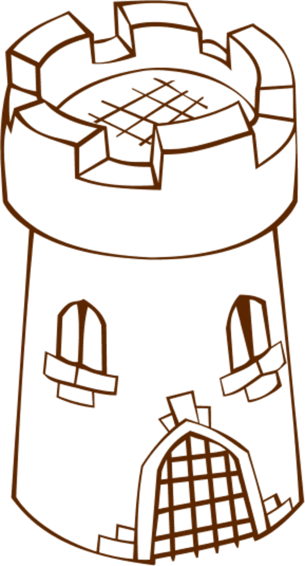 Free - Tower Clip Art (600x1111)