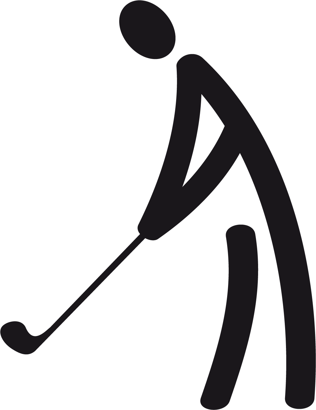 So Sportsicon Floor Golf Black - Golf (3300x2550)