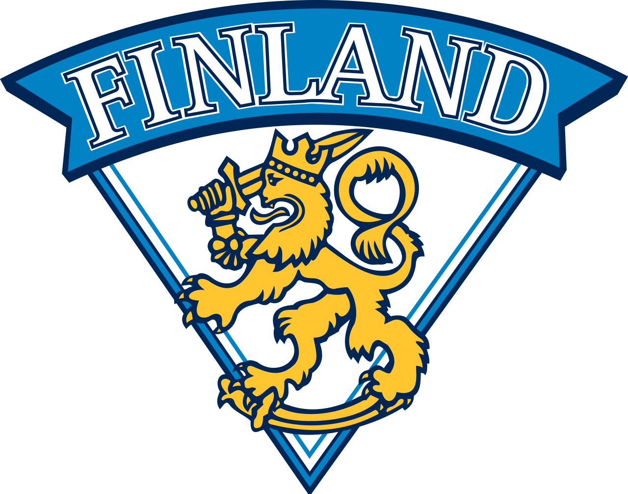 Swedish Hockey League Logos - Finnish National Men's Ice Hockey Team (1280x1006)